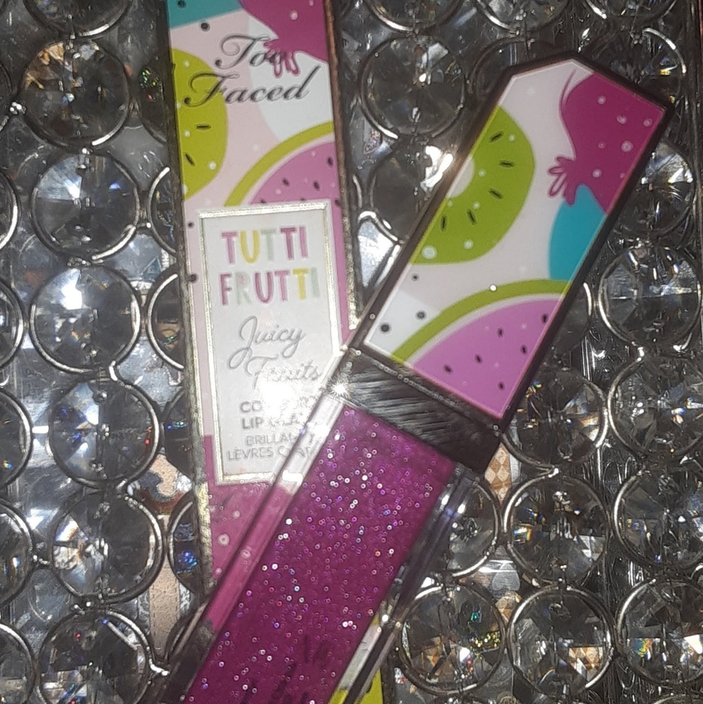 TooFaced Tutti Frutti Lip Glaze In Fruit Punch
